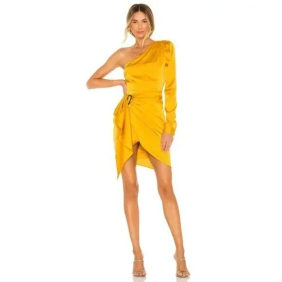Lovers and Friends Ana Dress in Yellow - Picture 1 of 5